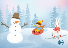 Переполох в зимнем лесу. Интерактивный спектакль в Кидбурге для детей от 2 до 4 лет